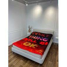 Плед 3D мотиваційний "EVERY THING WILL BE OK №2" 12828 135х160 см