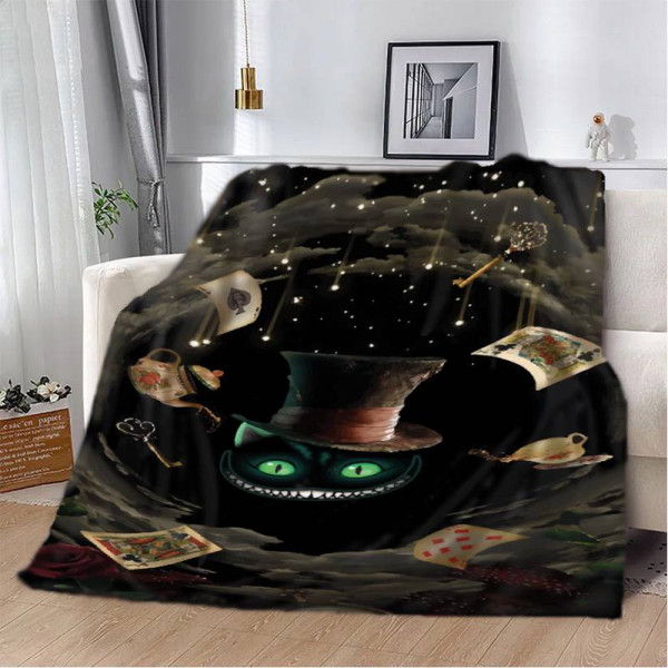 Плед 3D Чеширський Кіт 12373 135х160 см