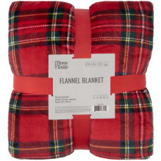 Плед Ardesto Christmas Flannel Клітка Червоний ART0133PB 160х200 см