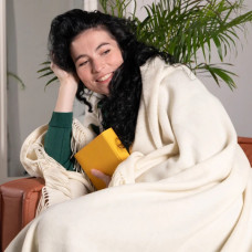 Плед кашеміровий Love You 4444 140х200 см білий