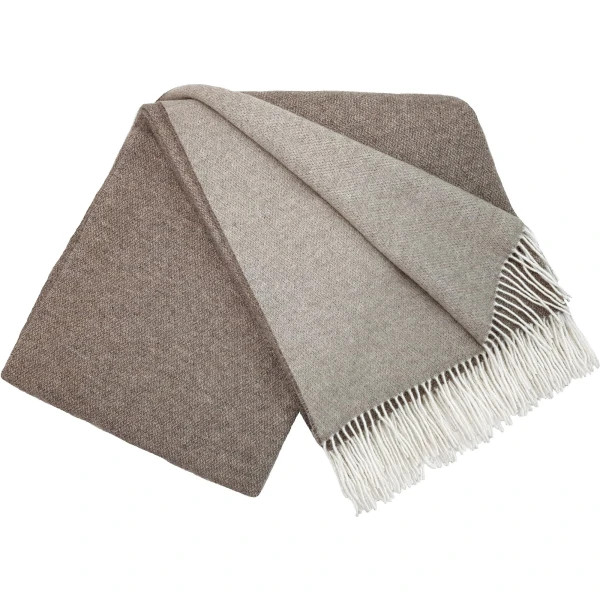 Плед кашеміровий Love You 6067 140х200 см бежевий зі світло-бежевим