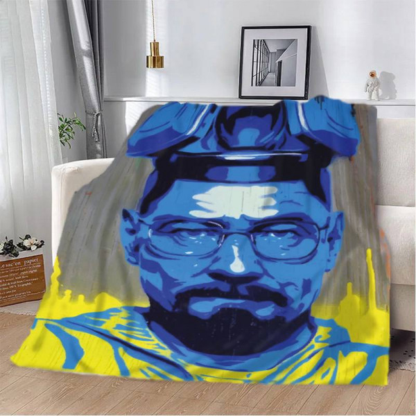 Плед патріотичний 3D Тепла хімія Плед із образами із серіалу "Пуститися берега" 11627 160х200 см