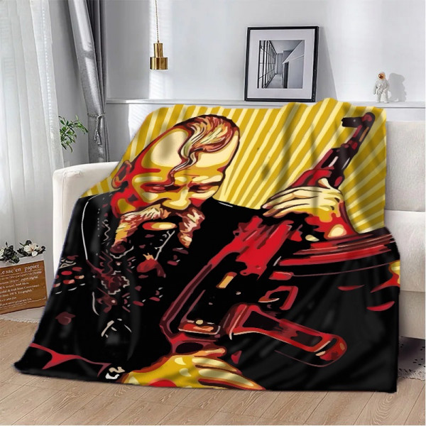 Плед патріотичний 3D Український козак 10643 135х160 см