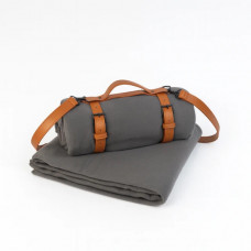 Плед тревел флісовий Love You 9131R 150x200 см графітовий