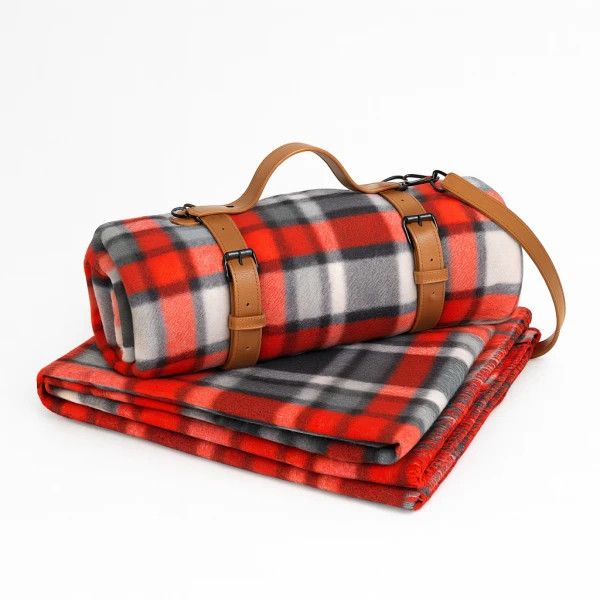 Плед тревел флісовий Love You Шотландський затишок 9110R 150x200 см