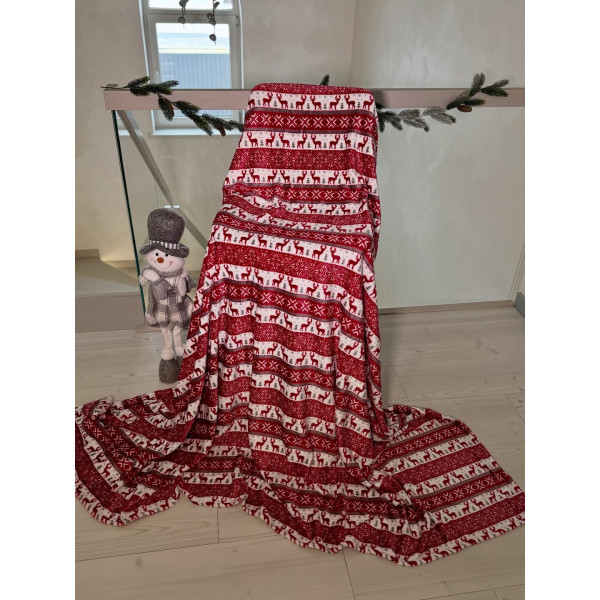 Плед флісовий Dushka Home Merry Christmas 10 21480 160х215 см