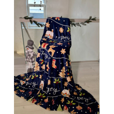 Плед флісовий Dushka Home Merry Christmas 8 21477 200х230 см