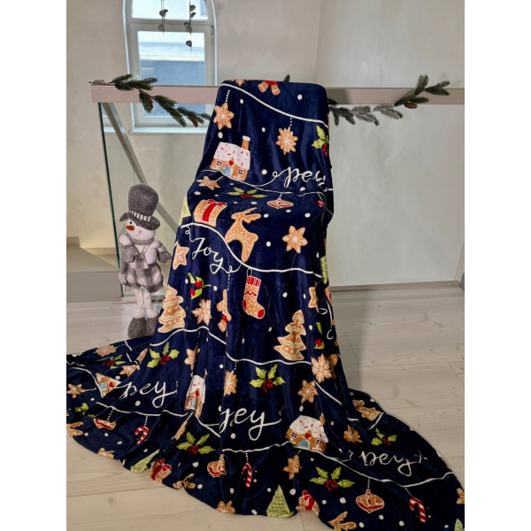 Плед флісовий Dushka Home Merry Christmas 8 21477 200х230 см