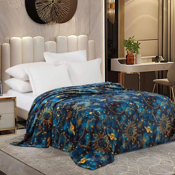 Плед флісовий Love You Зіркова ніч 8191 150х200 см