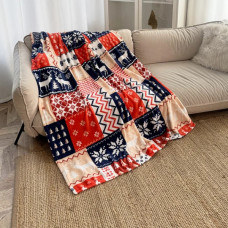 Плед флісовий Love You Нордична мозаїка 9114 150х200 см