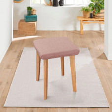 Набір чохлів на табурет квадратний Love You Corn Fleece 85181 2 шт капучіно