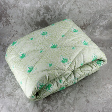 Ковдра закрита холлофайбер ALOE VERA (Мікрофібра) Двоспальна Євро 200х220 55076