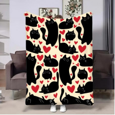 Плед 3D Котики кохання 32374 135х160 см