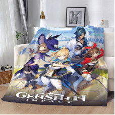 Плед 3D Genshin impact 12315 160х200 см