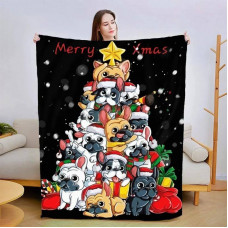 Плед 3D новорічний Ялинка улюбленців 15475 135х160 см