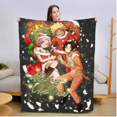 Плед 3D Новорічне Наруто 15463 135х160 см