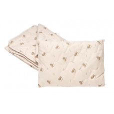 Дитяча закрита силіконова ковдра 110x140 з подушкою 50х50 55115