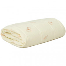 Ковдра євро бавовняна стьобана Viluta 21392 200x220 см бежева