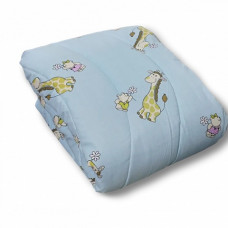 Ковдра дитяча бавовняна стьобана Viluta 5507 100x140 см блакитна