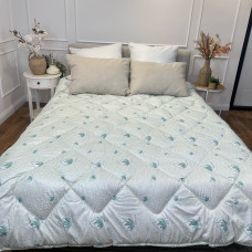 Ковдра євро бавовняна стьобана Vladi Кольорова 21395 200x220 см