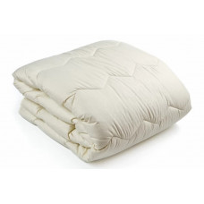 Ковдра двоспальна бавовняна стьобана Vladi 21393 170x210 см молочна