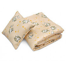 Дитяча закрита силіконова ковдра 110x140 з подушкою 50х50 54798