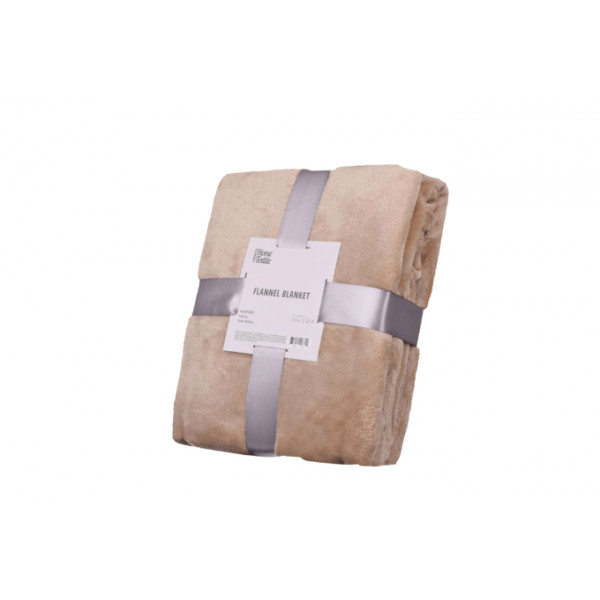 Плед Ardesto Flannel ART-0205-SB 160х200 см бежевий