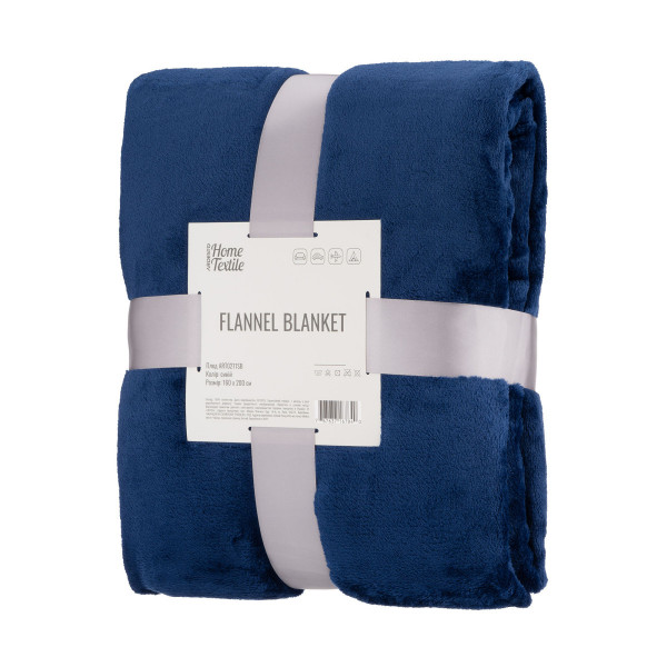 Плед Ardesto Flannel ART0211SB 160х200 см синій