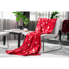 Плед Ardesto Flannel Гноми ART-0111-PB 160х200 см червоний