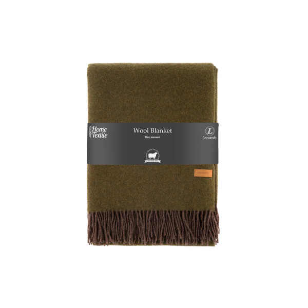 Плед Ardesto Leonardo DoublefaСe ART0402LD 140х200 см хакі-шоколад