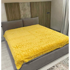 Плед Dushka Home Візерунок 20771 200х230 см жовтий