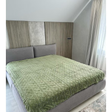 Плед Dushka Home Візерунок 20845 200х230 см салатовий