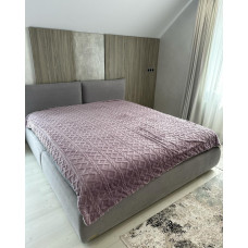 Плед Dushka Home Візерунок 20846 200х230 см ліловий