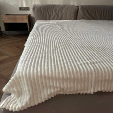 Плед Dushka Home Шарпей 20855 200х230 см молочний