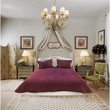 Покривало Arya Diamond AR-A107070-Burgundy 250х260 см бордове