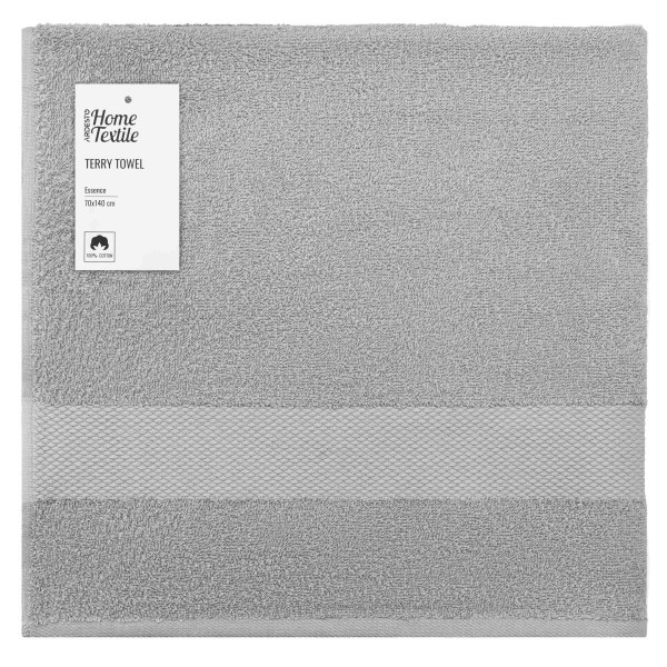 Полотенце банное Ardesto EssenСe ART2270GR 70х140 см серое