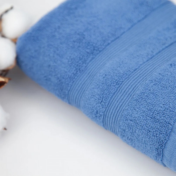 Рушник для обличчя банний ТЕП Tender Touch Blue Р-04137-27877 50х90 см синій