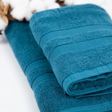 Рушник для обличчя банний ТЕП Tender Touch Cornflower Р-04137-27878 50х90 см бірюзовий