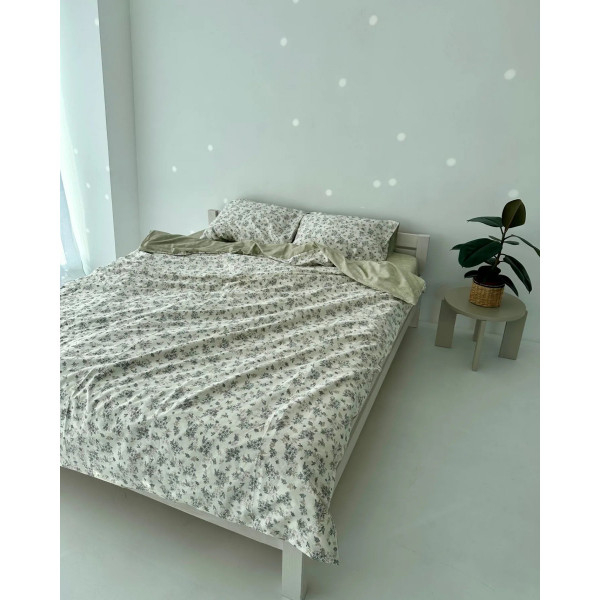 Постільна білизна двоспальна Dushka Home Сатин 20781 180х215 см