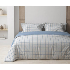 Постільна білизна двоспальне ТЕП Happy Sleep Blue Check 2-03795-25204 180х215 см