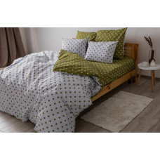 Постільна білизна двоспальне ТЕП Olive Dots 2-01691-25059 180х215 см