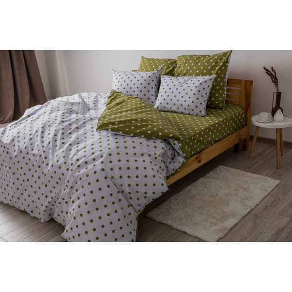 Постільна білизна двоспальне ТЕП Olive Dots 2-01691-25059 180х215 см