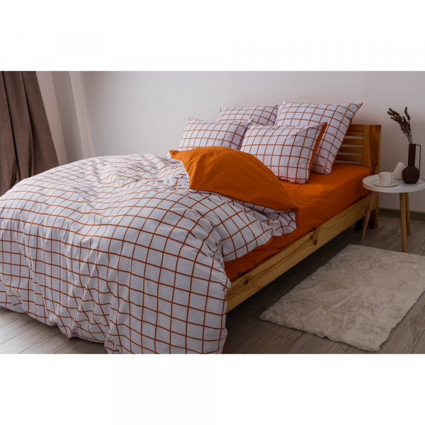 Постільна білизна двоспальне ТЕП Terracotta Check 2-01691-25217 180х215 см