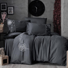 Постільна білизна євро Arya Vogue Embroidery Enster AR-A107270 200х220 см