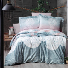 Постільна білизна євро Arya Vogue Embroidery Vinum AR-A107268 200х220 см