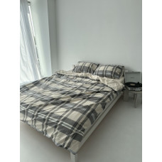 Постільна білизна євро Dushka Home Сатин 20778 200х220 см