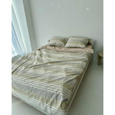 Постільна білизна євро Dushka Home Сатин 20818 200х220 см