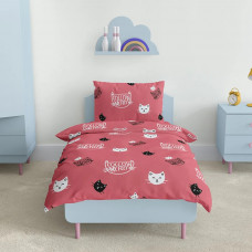 Постільна білизна підліткова ТЕП Soft dreams Кошенята 2-04191-29915 150х215 см коричневий