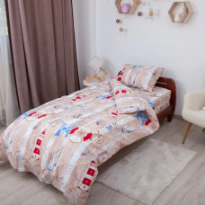 Постільна білизна підліткова ТЕП Soft dreams Морський круїз 2-04191-29888 150х215 см