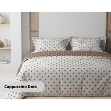 Постільна білизна полуторна ТЕП Happy Sleep Cappuccino Dots ТЕП 2-03794-25127 150х215 см